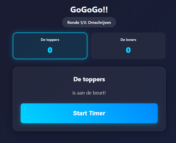 Gogogo game - snel reactiespel voor groepen