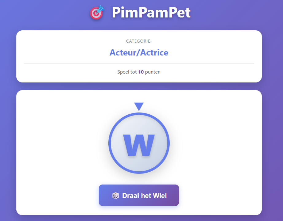 PimPamPet game - klassiek Nederlands woordspel